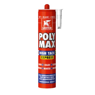 Colle de montage blanc 435 g Polymax High Tack Express - GRIFFON 0