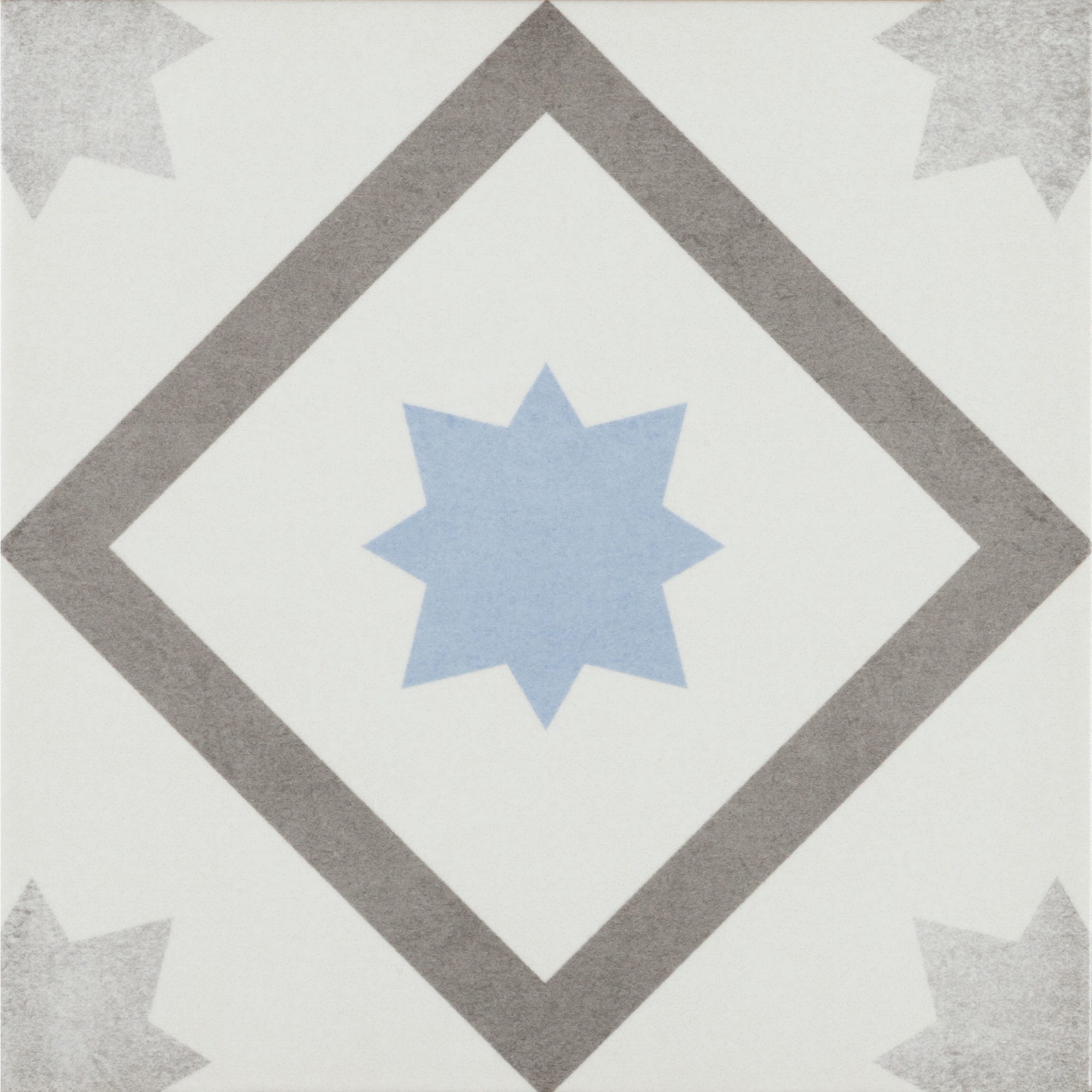Carrelage intérieur motif l.22,3 x L.22,3 cm Great celeste 1