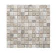 MOSAIQUE DE VERRE WOODEN BLANC/BEIGE