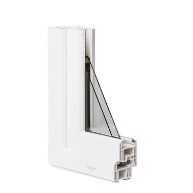 Fenêtre PVC 2 vantaux avec oscillo-battant H.135 x L.120 cm - CLOSY