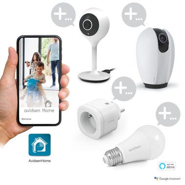 Caméra extérieure IP Wifi compatible appli Avidsen Home - HomeCam WR - AVIDSEN 1