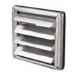 GRILLE METALLIQUE A VOLET Ø97 INOX AUTOGYRE