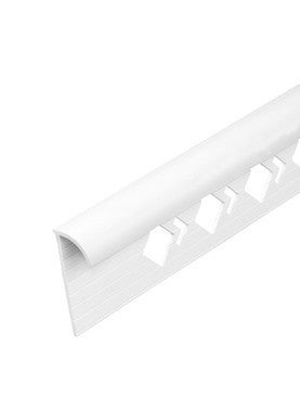 Profile D Arret 1 4 Rond Ouvert Ep 6mm Pvc Blanc 2m50 Bricoman