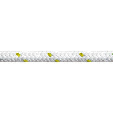 Cordage polyester blanc/jaune 14 mm Long.1 m