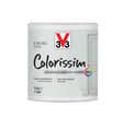 Peinture intérieure multi-supports acrylique satin blanc grisé 0,5 L - V33 COLORISSIM