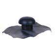 Chapeau de ventilation avec collerette d'étanchéité en plomb coloris ardoise Diam.100 mm