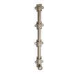 VERROU A PLAQUER 300MM NICKEL SATIN