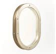 Hublot oblong nickel mat pour porte 31 x 41 cm