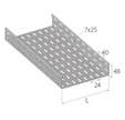 Chemin de câble tôle OBR2 T99 SZ Long 3 m - OB PROFILS