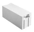 Bloc béton cellulaire avec poignée L.62,5 x l.25 x Ep.20 cm