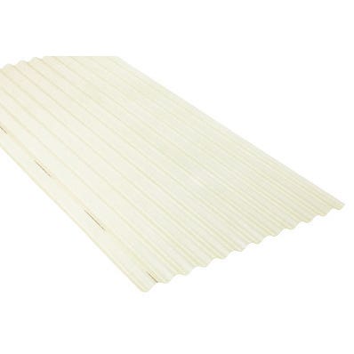 Plaque Polyester Translucide Petites Ondes L 250 X L 90 Cm Bricoman