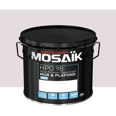 Peinture intérieure mat rose zouk teintée en machine 10L HPO - MOSAIK 1