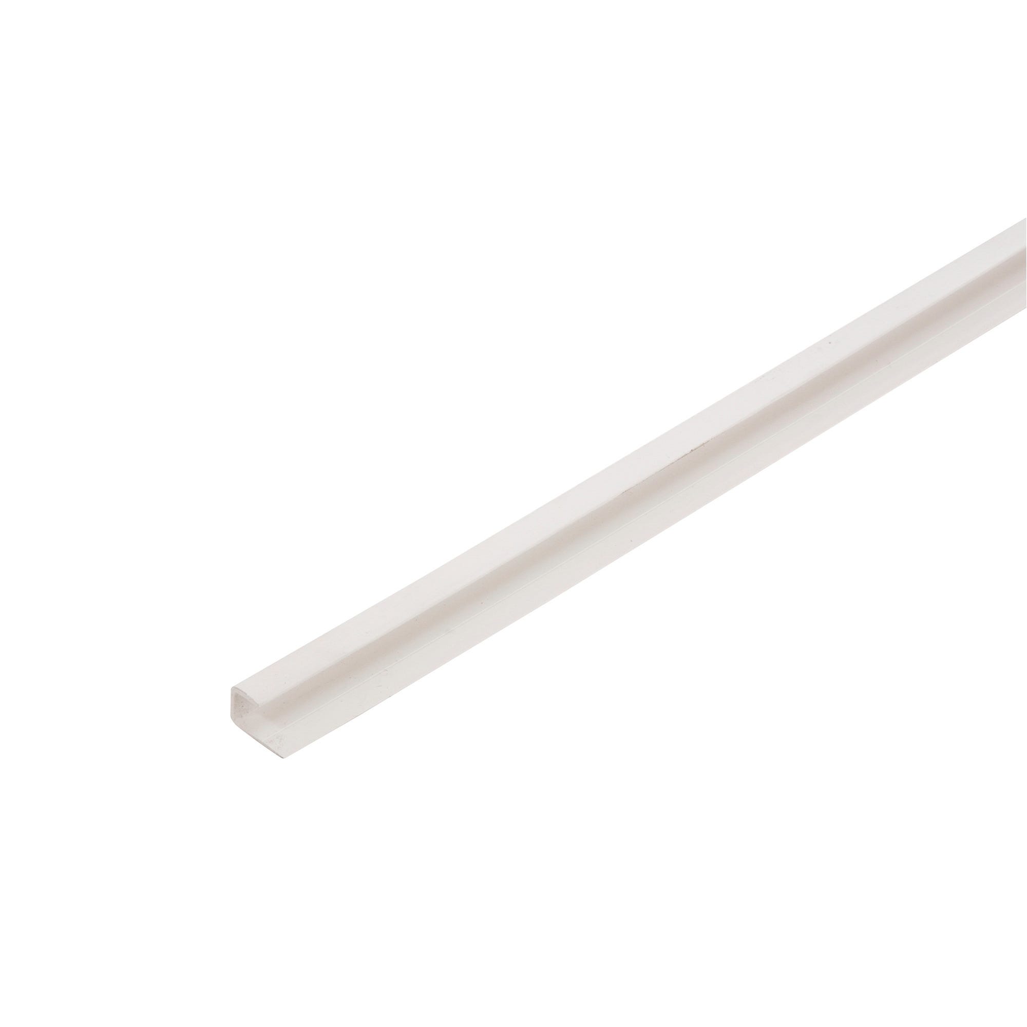 Profil d'angle PVC blanc Long.2,6 m 0