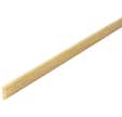 Chant plat 2 arrondis en Bois éxotique non traité* 6 x 40 mm - 2,4 mètres