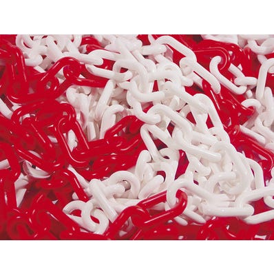 Chaine plastique rouge/blanche n°6 - TALIAPLAST 0