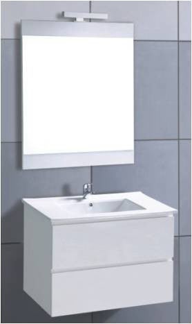 Meuble De Sdb Disco 60cm Blanc Bricoman