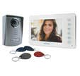 Portier vidéo couleur avec lecteur RFID et badges