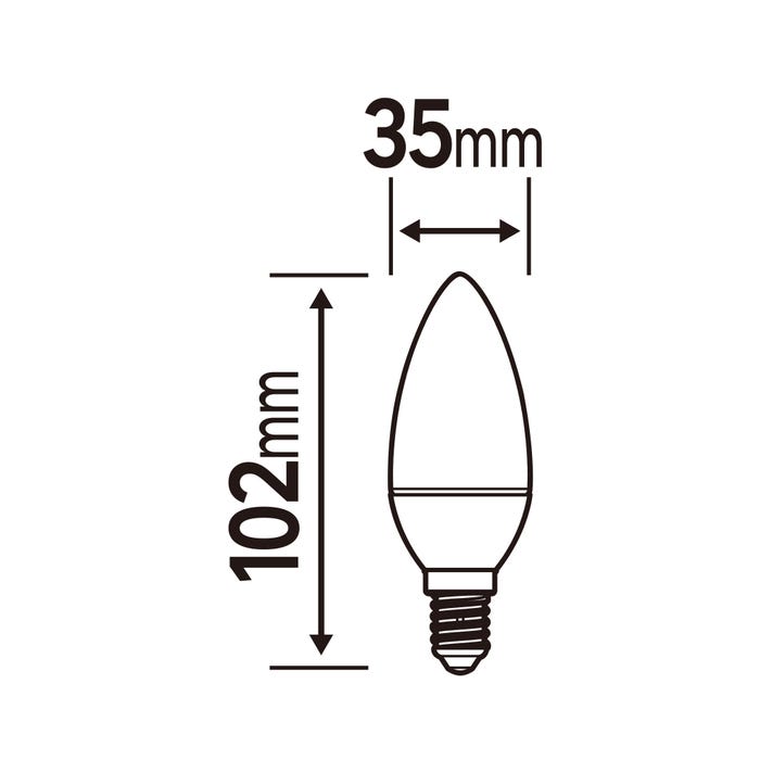 Ampoules LED E14 4000K lot de 6 - ZEIGER 1