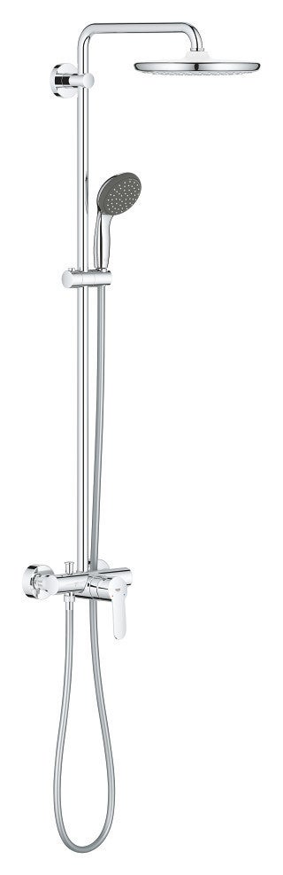 colonne de douche avec mitigeur mecanique vitalio start system 26679000 grohe bricoman