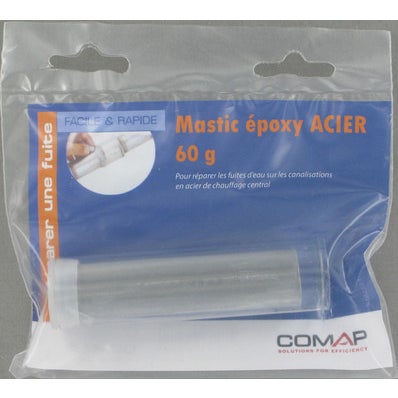 Mastic époxy réparation tubes acier 60 g - COMAP 0