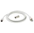 Cordon RJ45 coaxial 2 m