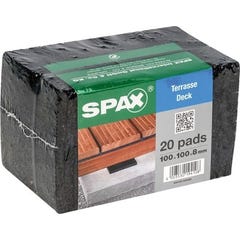 Tampon d'isolation ép.8 mm 20 pièces - SPAX 2