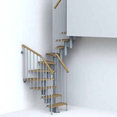 Escalier double quart tournant Pratique 4