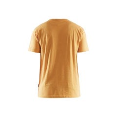 T-shirt de travail 3D jaune T.M - BLAKLADER 3