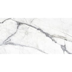 Carrelage sol intérieur effet marbre l.60x L.120cm - Invisible 0