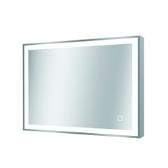 Miroir lumineux avex éclairage LED intégré l.60 x H.80 cm Flint 2