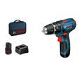 Perceuse percussion 12V + sacoche - GSB 12V-15 BOSCH