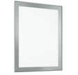 Porte vitrée réversible 60 x 76,5 cm Aluminium/Verre satiné