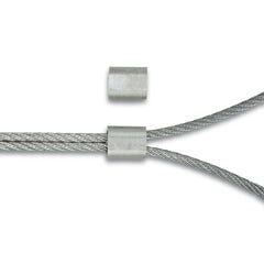 Manchons aluminium pour cable Diam.4 mm 2 pièces 0