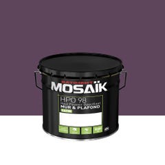 Peinture intérieure satin violet héliptérum teintée en machine 10L HPO - MOSAIK 1