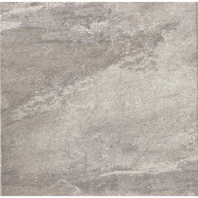 Carrelage sol extérieur effet pierre l.45 x L.45 cm - Vesuvio Acier 0