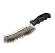 Brosse métallique à main fil acier inoxidable poignée plastique pour brosser et nettoyer toutes surfaces - 950320 TECNUM 