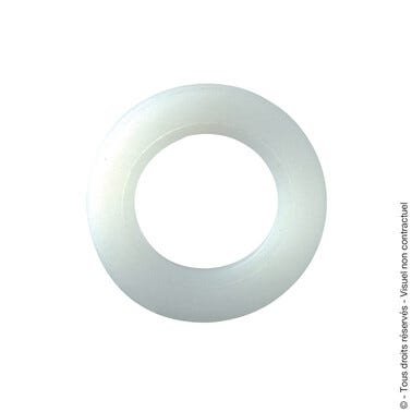 Rondelle gond ø14 ép. 3mm nylon blanc x10 0