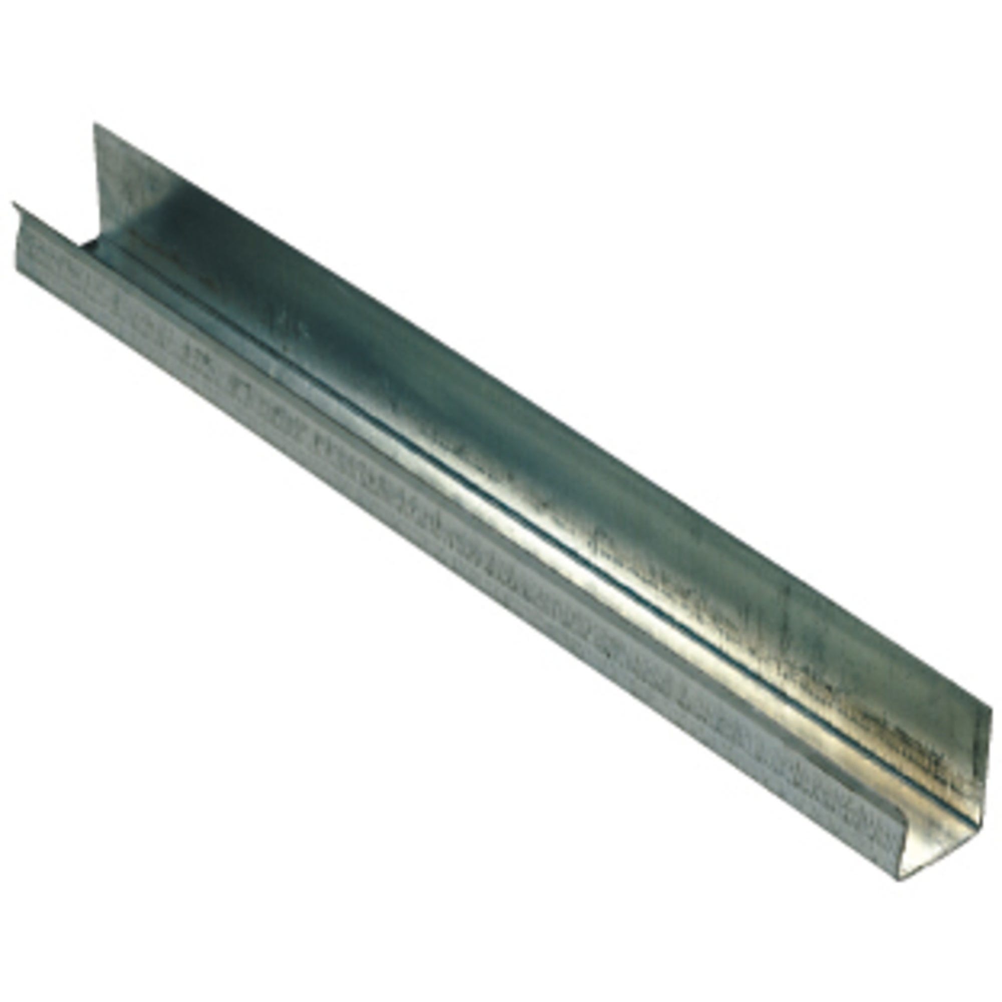 Rail métallique 20/25 mm Long.2,35 m NF - PLACOPLATRE 1