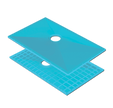 Receveur de douche Kit Tuff-Form + Bonde 1400 x 900 mm AKW