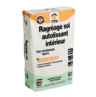 Ragreage Sol Autolissant Interieur 25kg ❘ Bricoman