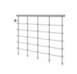 Balustrade d'étage Larg.120 cm pour escalier Despina Xtra gris anthracite