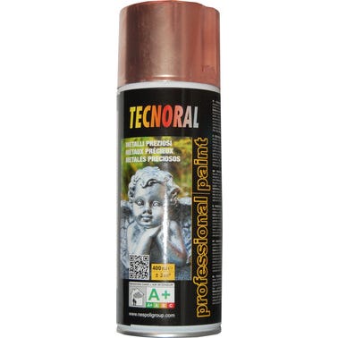 Peinture aérosol cuivre 400 ml - TECNORAL 0