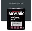 Peinture fer glycéro anti-rouille brillant anthracite RAL7016 2,5 L - MOSAÏK