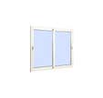 FENETRE COUL ALU 125X120 RPT BLANC