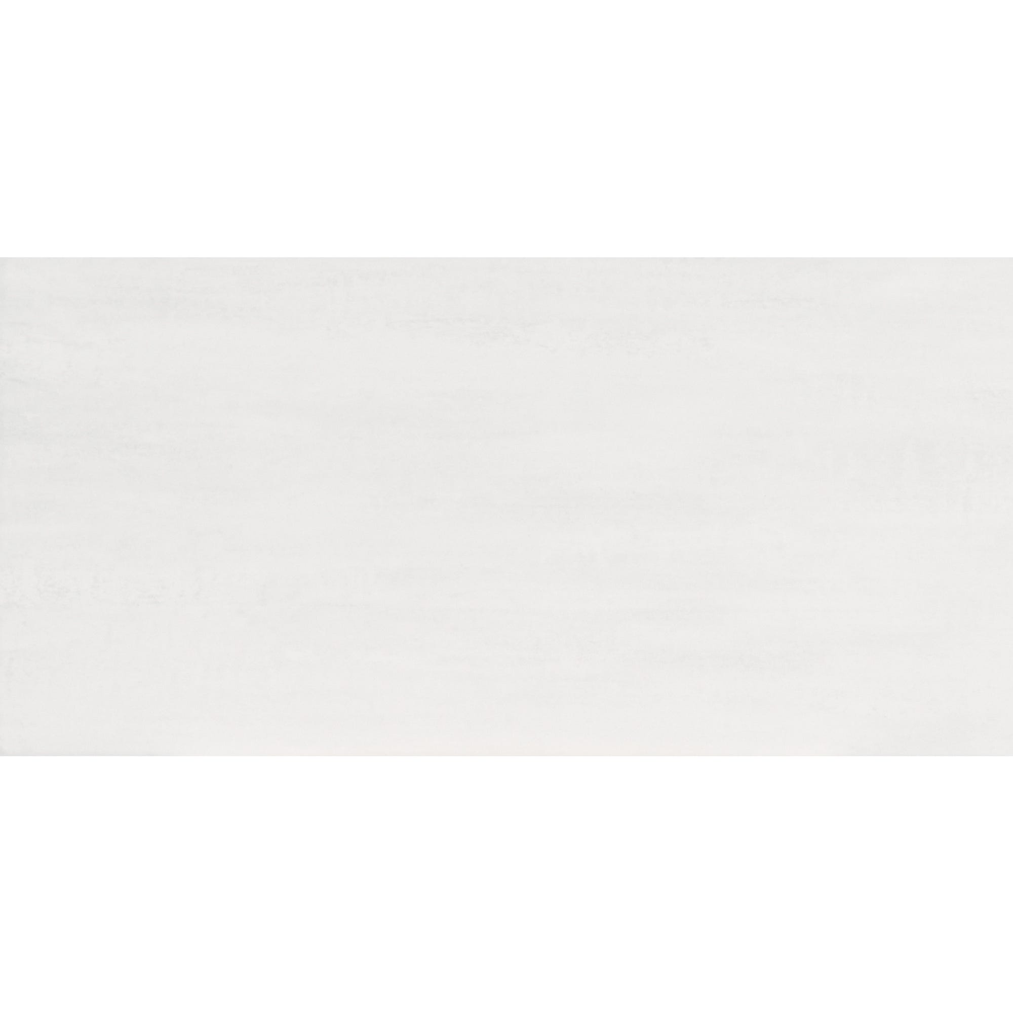 Faïence blanc l.25 x L.50 cm Rolling 1