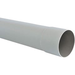 Tuyau de descente PVC gris Diam.100 mm Long.4 m - GIRPI 0