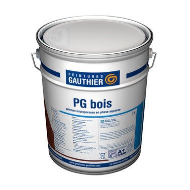 Peinture Bois Acrylique Gauthier Pg Bois Satin Blanc 3l Bricoman