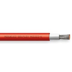 Cable électrique SOLFLEX H1Z2Z2-K 1x6 mm² rouge C100 - MIGUELEZ