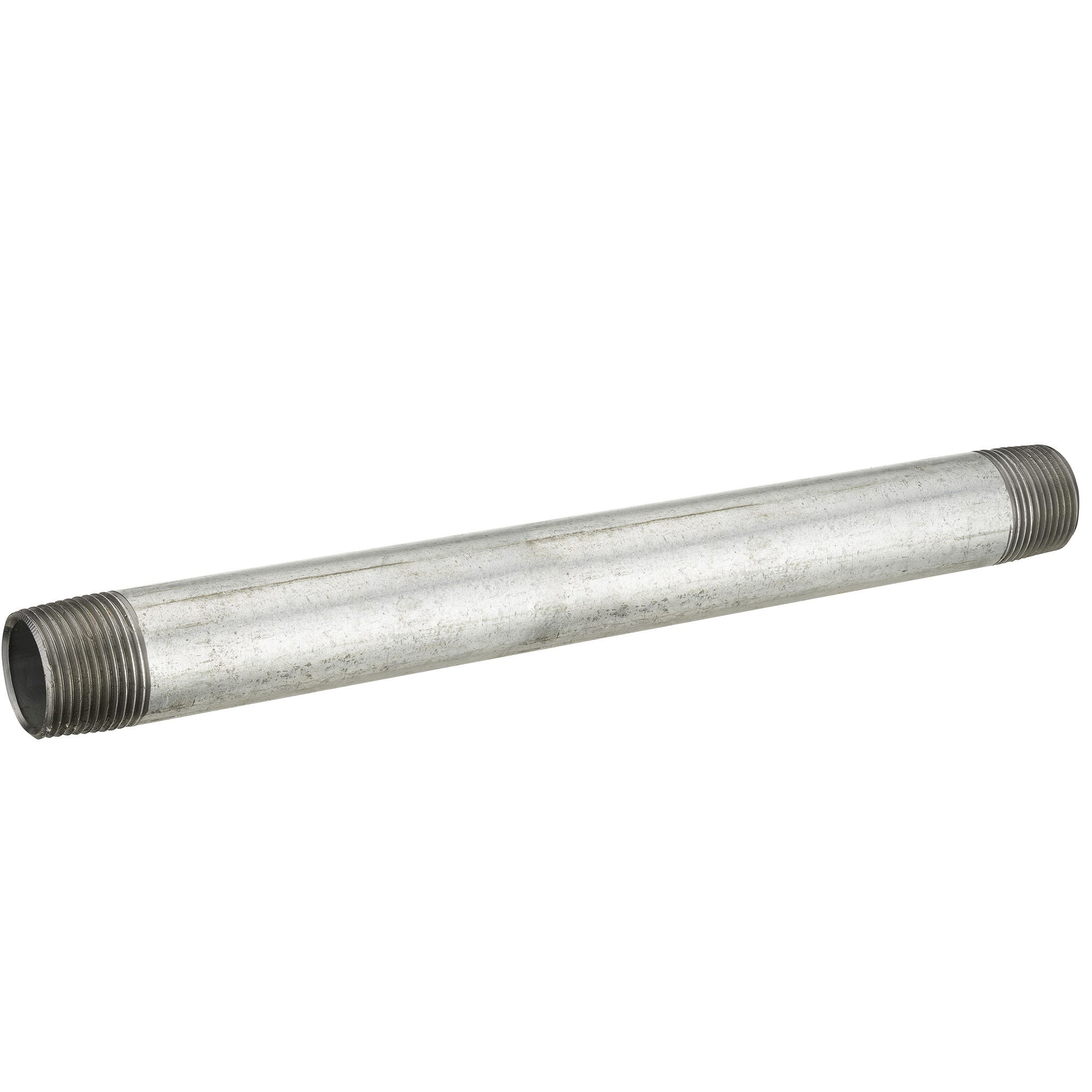 Tube acier galvanisé 15 x 21 (1/2") Long.30 cm 0