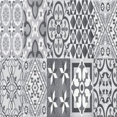 Décor gris motif l.20 x L.50 cm Sacha 2